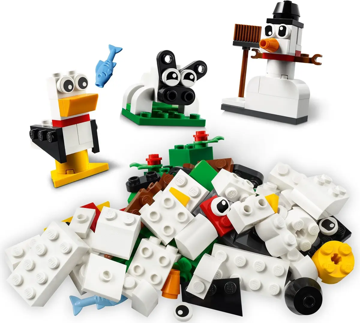 LEGO Classic 11012 Creative White Bricks set, image 3