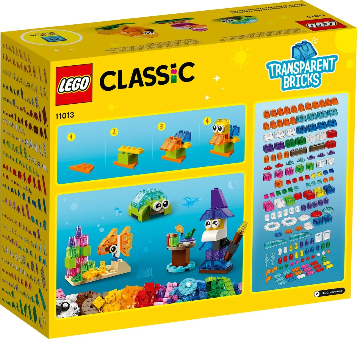 LEGO Classic 11013 Creative Transparent Bricks set, image 5
