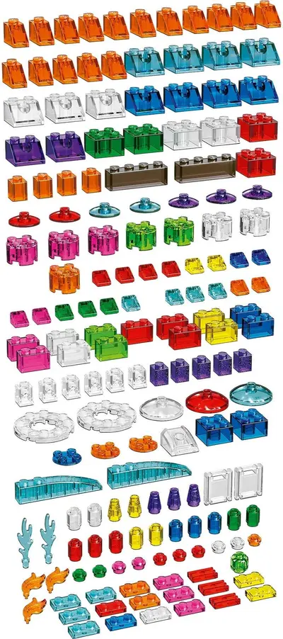 LEGO Classic 11013 Creative Transparent Bricks set, image 10