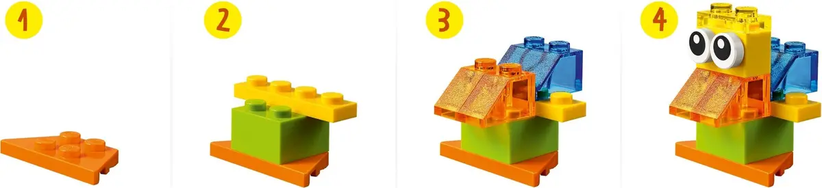 LEGO Classic 11013 Creative Transparent Bricks set, image 4