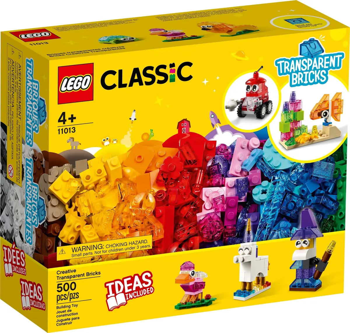 LEGO Classic 11013 Creative Transparent Bricks set, image 2
