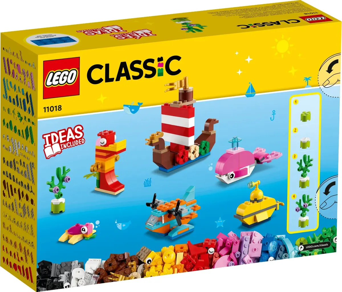 LEGO Classic 11018 Creative Ocean Fun set, image 4