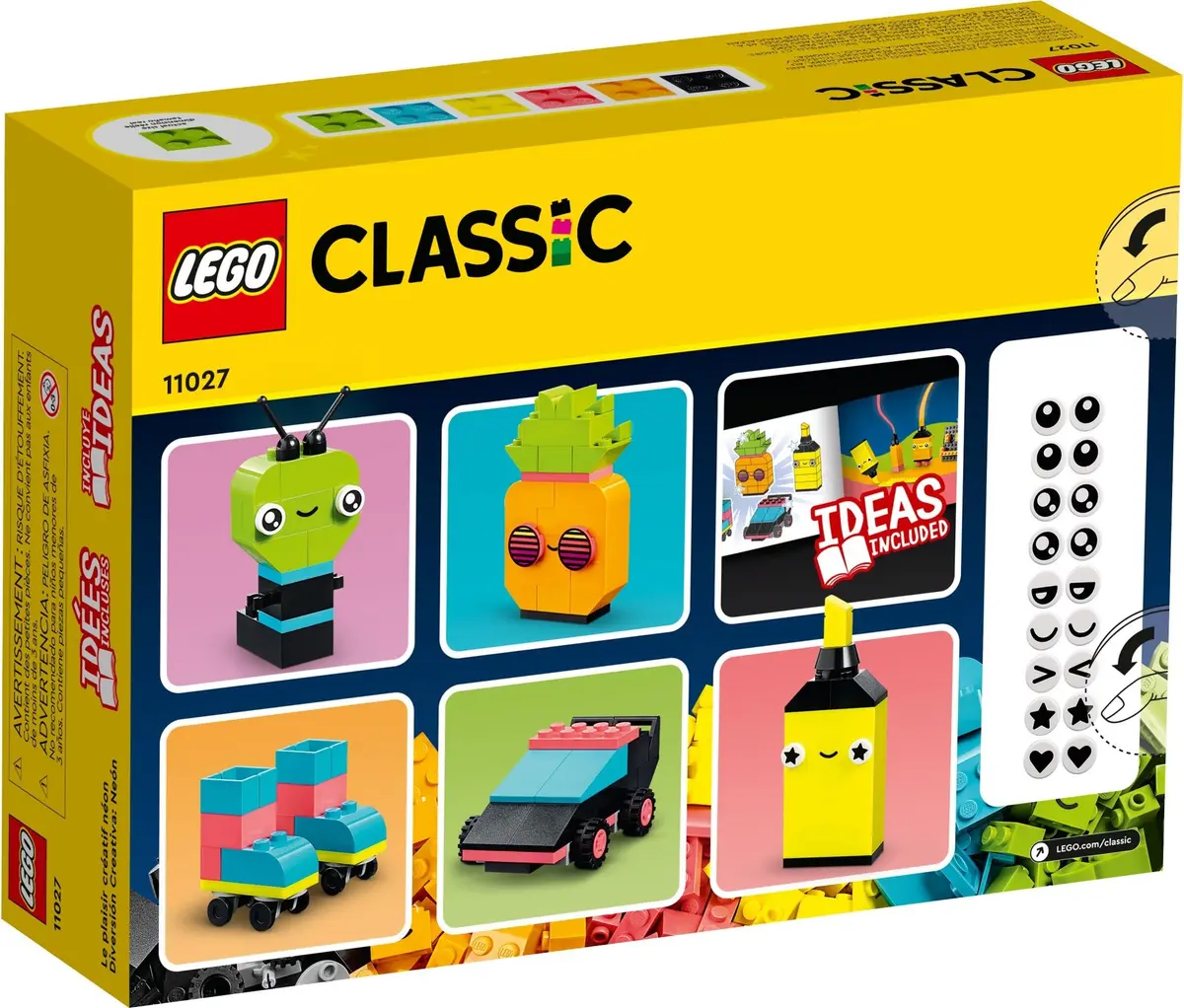 LEGO Classic 11027 Creative Neon Fun set, image 11