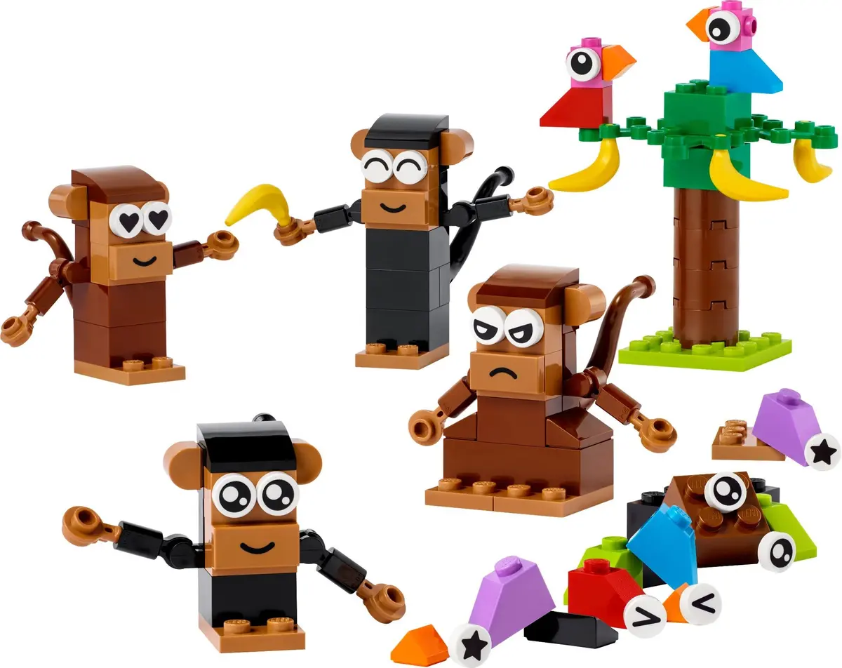 LEGO Classic 11031 Creative Monkey Fun set