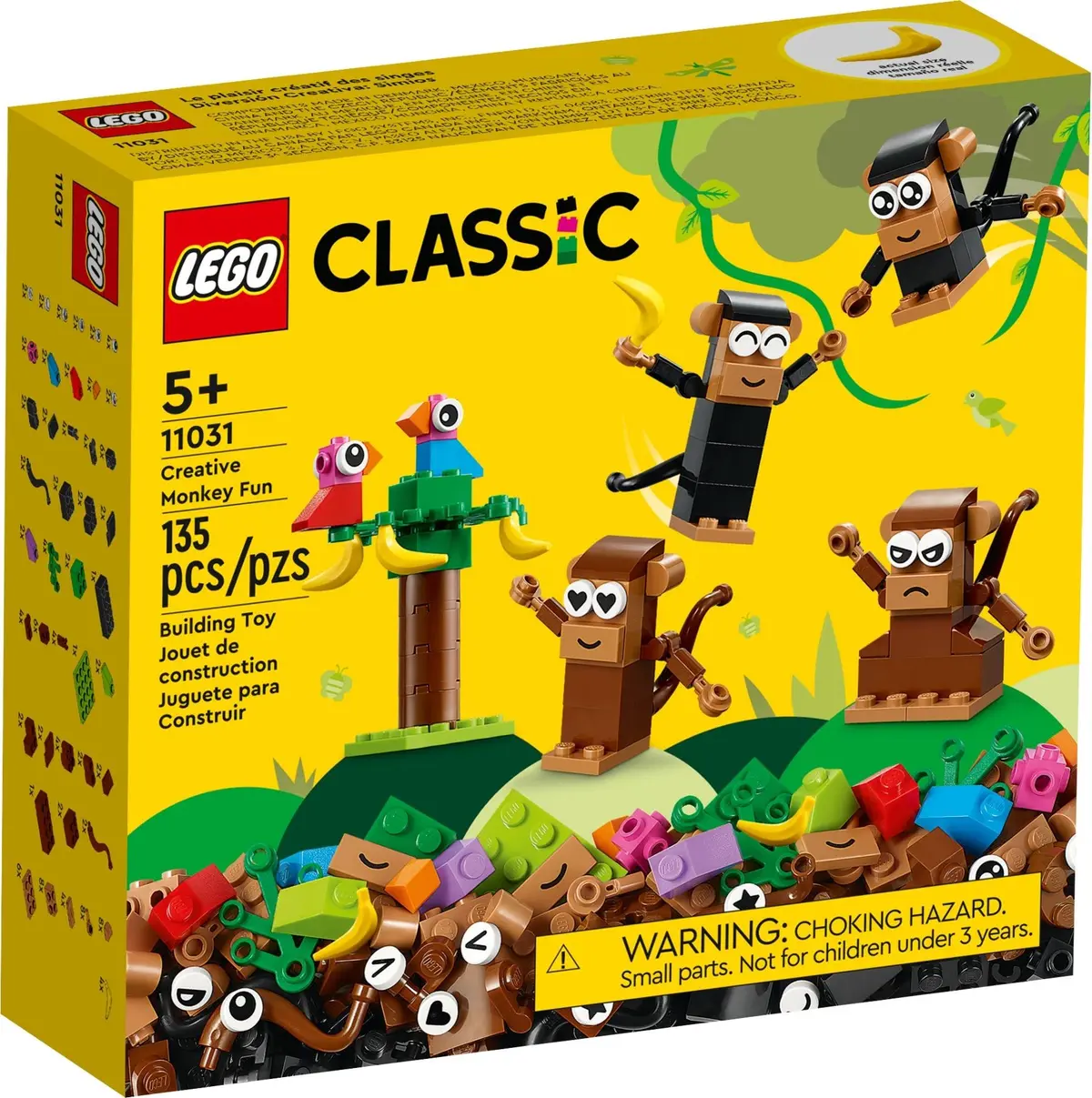 LEGO Classic 11031 Creative Monkey Fun set, image 2