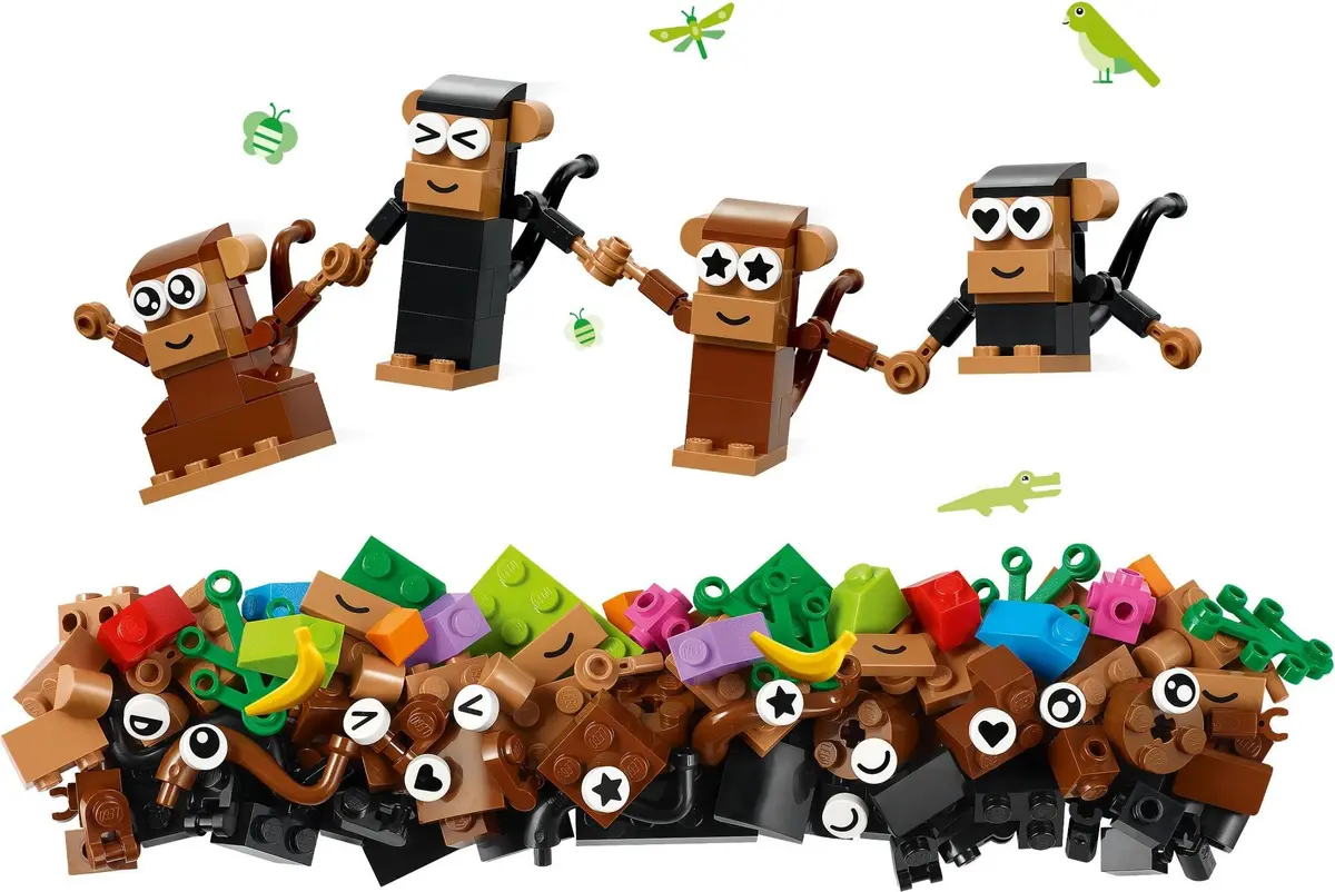 LEGO Classic 11031 Creative Monkey Fun set, image 3
