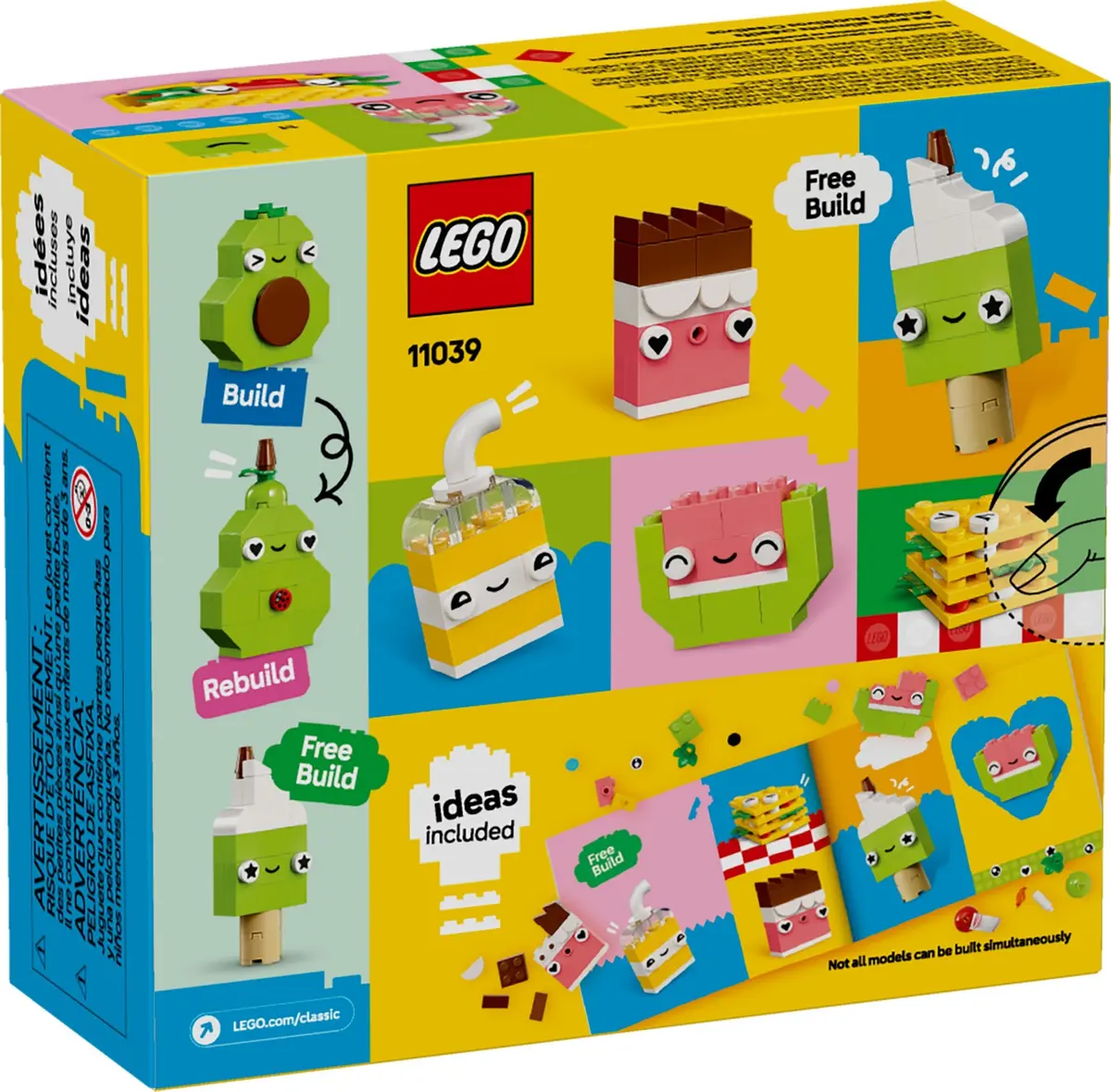 LEGO Classic 11039 Creative Food Friends set, image 2