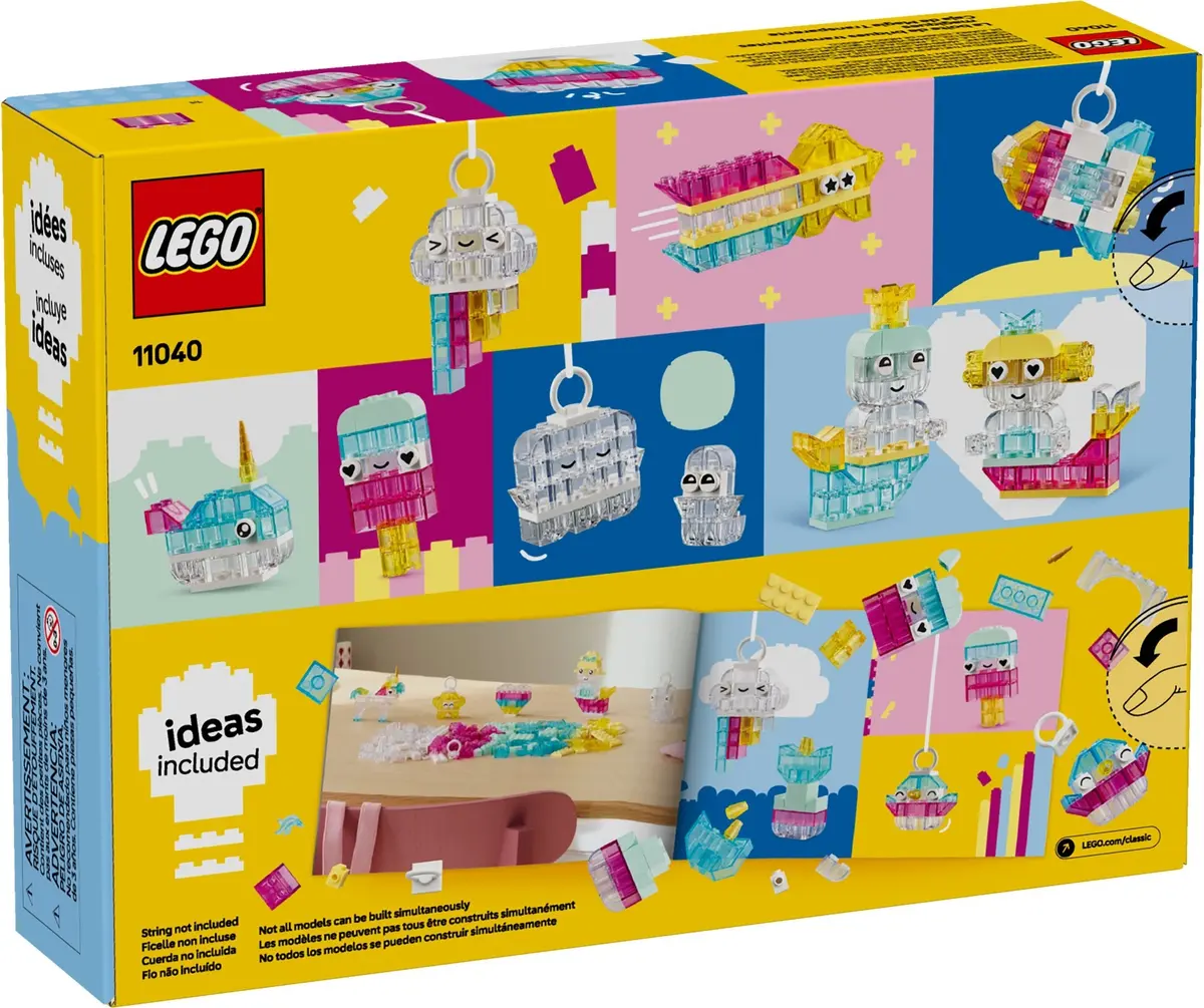LEGO Classic 11040 Magical Transparent Box set, image 3