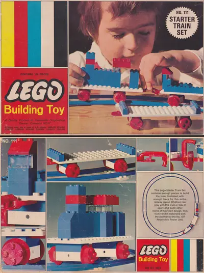 LEGO Samsonite 111 Starter Train Set set