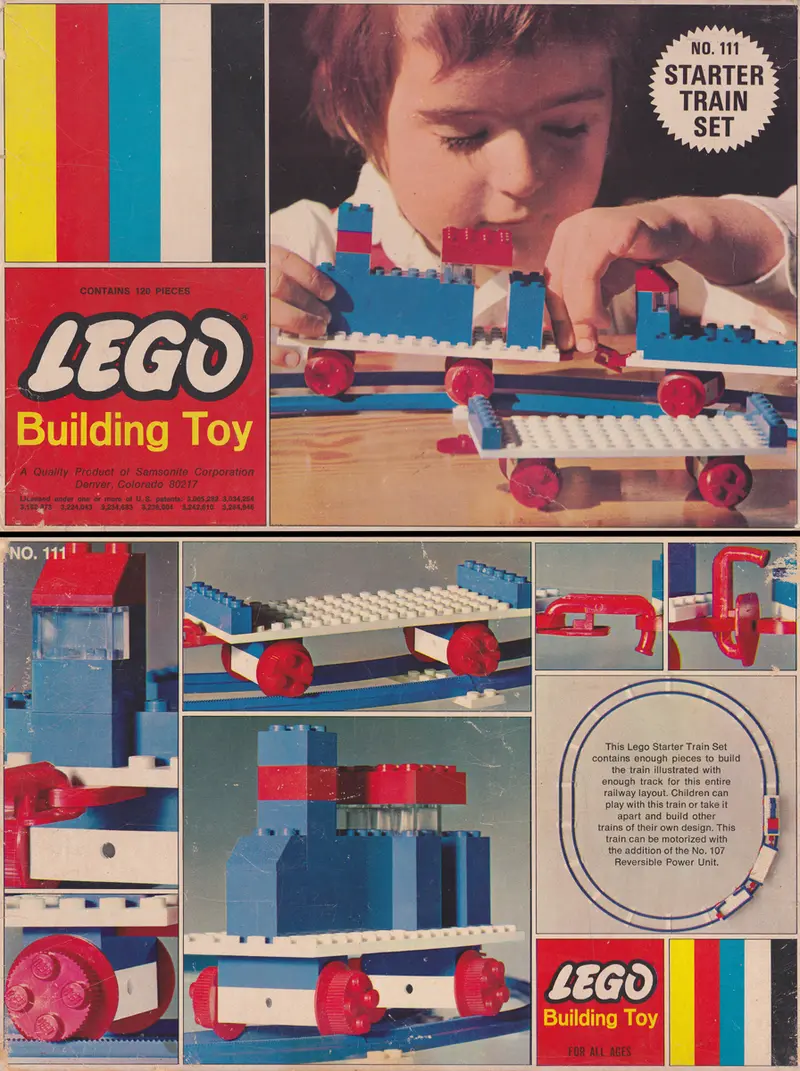 LEGO Samsonite 111 Starter Train Set set