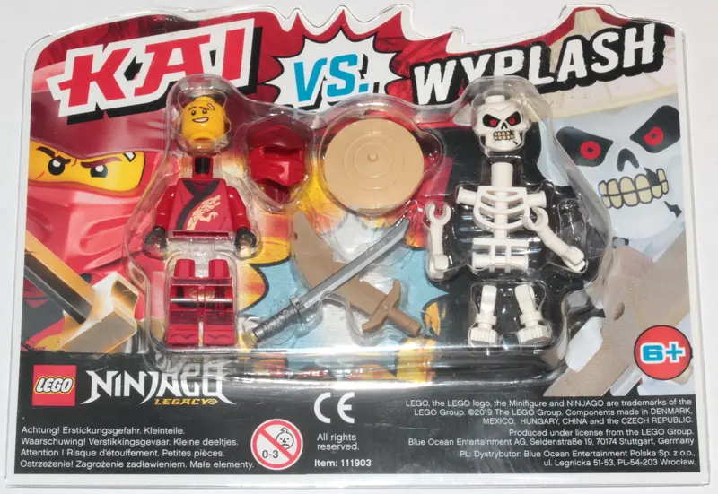 LEGO Ninjago 111903 Kai vs. Wyplash set