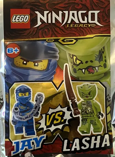 LEGO Ninjago 111904 Jay vs. Lasha set