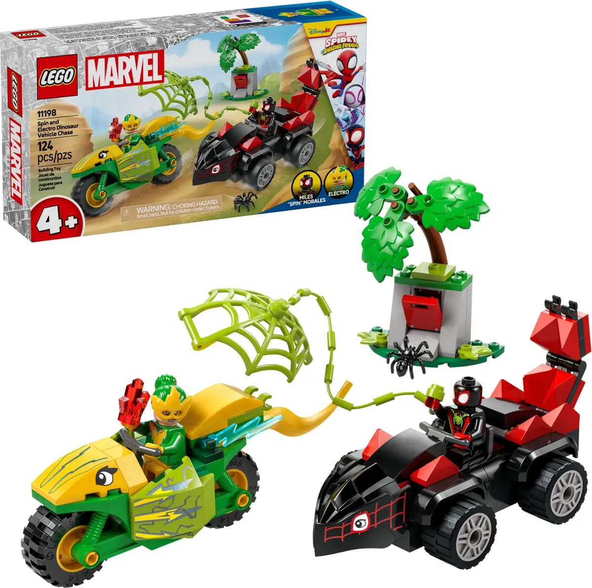 LEGO Marvel Super Heroes 11198 Spin and Electro Dinosaur Vehicle Chase set, image 3