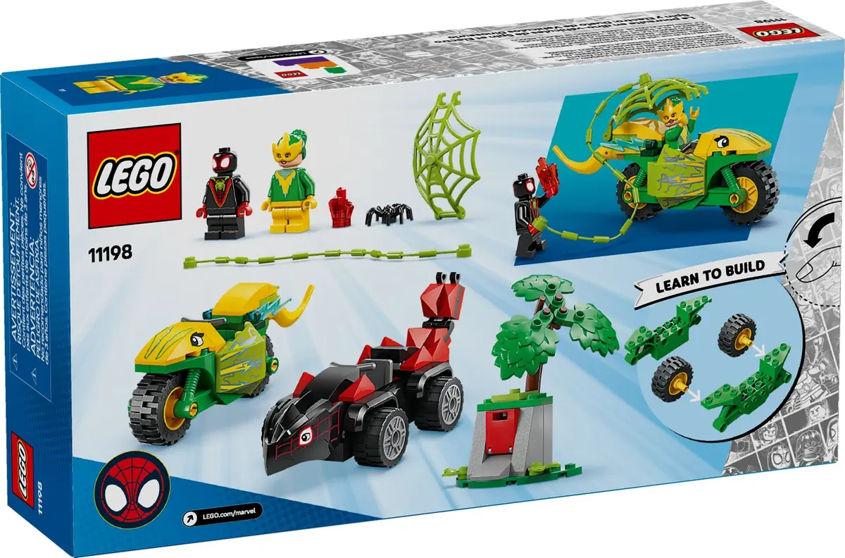LEGO Marvel Super Heroes 11198 Spin and Electro Dinosaur Vehicle Chase set, image 2