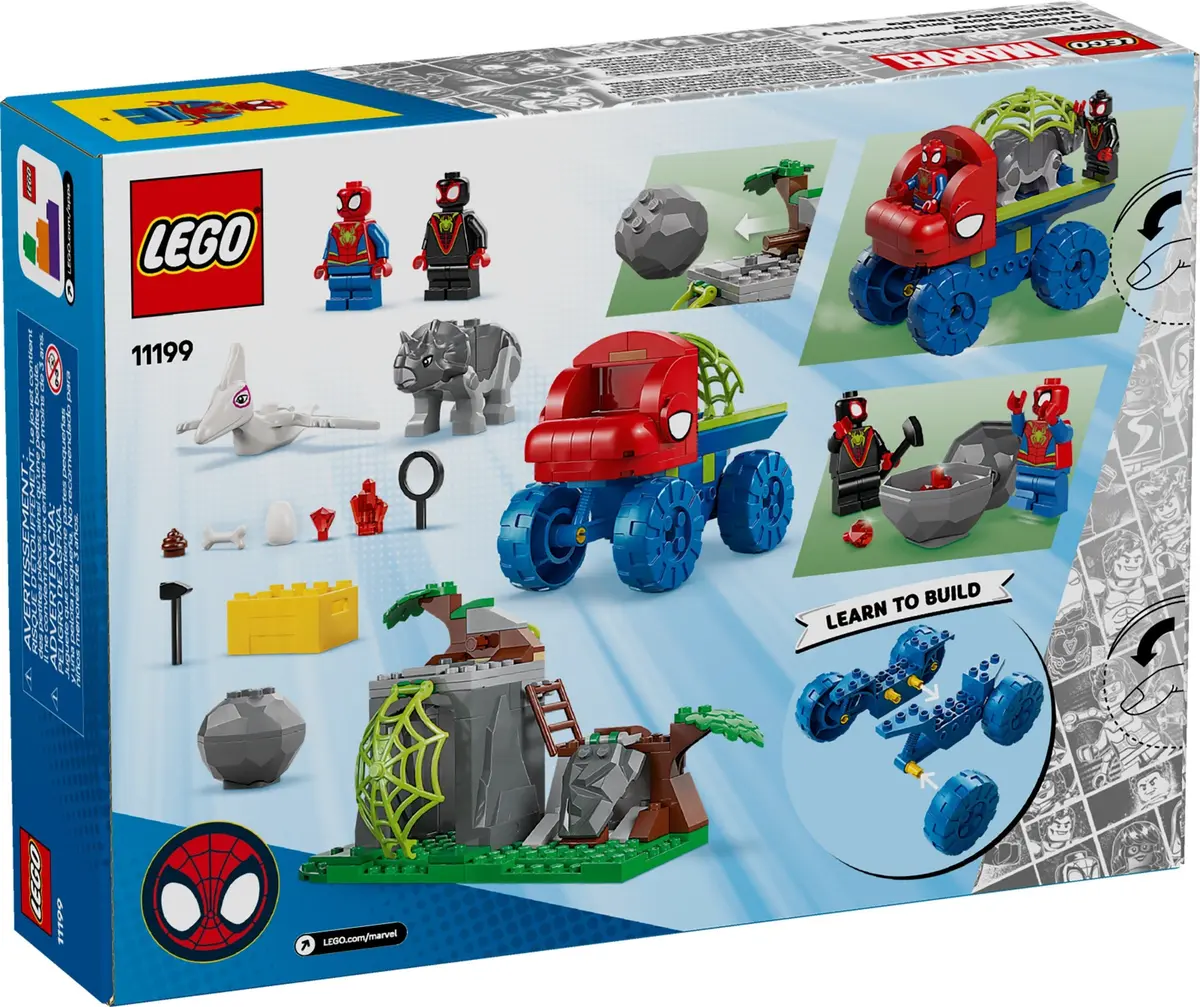 LEGO Marvel Super Heroes 11199 Team Spidey Dino Crawler Rescue set, image 2