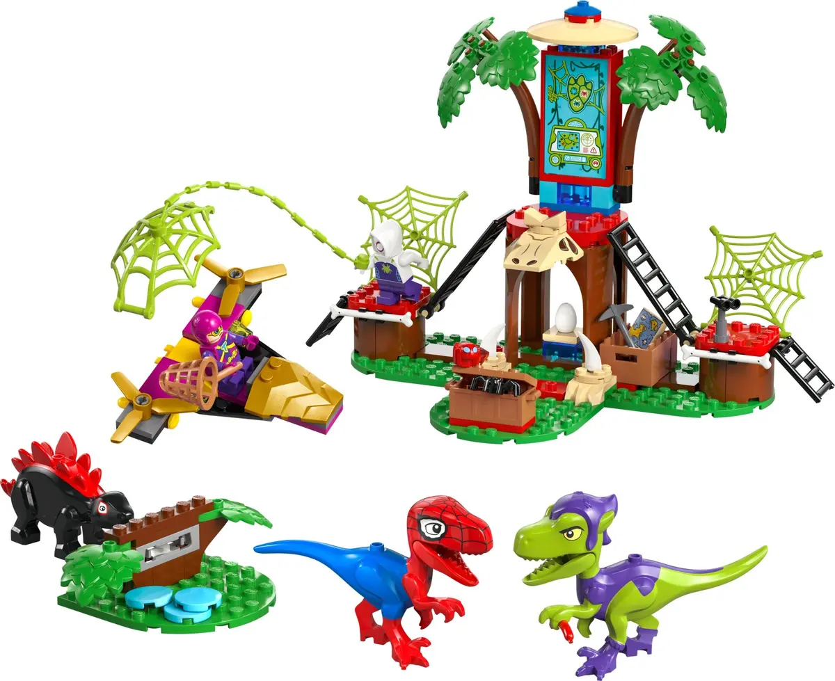 LEGO Marvel Super Heroes 11200 Spidey and Gobby's Raptor Battle at Tree House HQ set