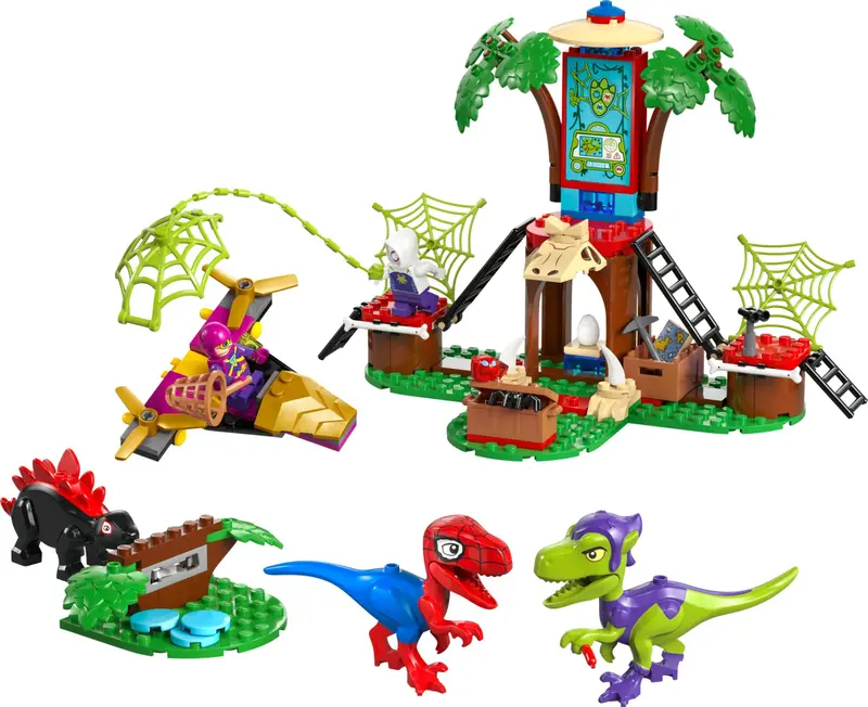 LEGO Marvel Super Heroes 11200 Spidey and Gobby's Raptor Battle at Tree House HQ set