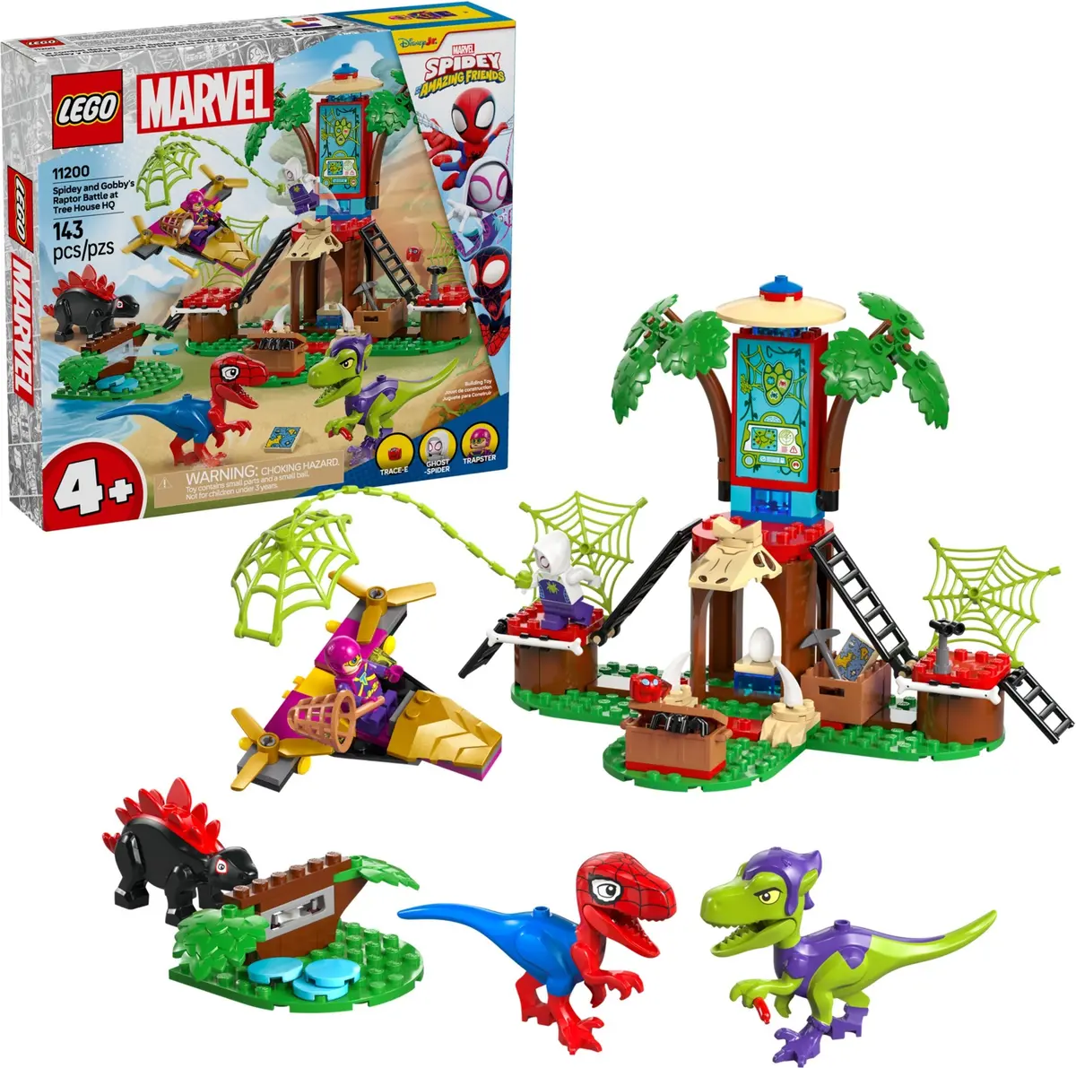 LEGO Marvel Super Heroes 11200 Spidey and Gobby's Raptor Battle at Tree House HQ set, image 3