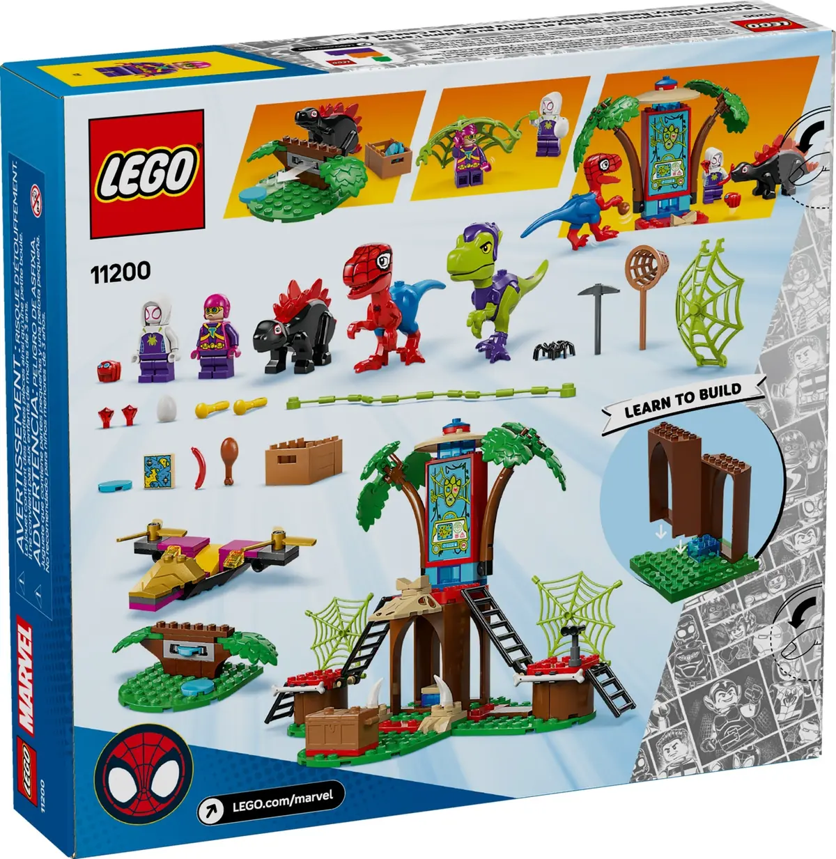 LEGO Marvel Super Heroes 11200 Spidey and Gobby's Raptor Battle at Tree House HQ set, image 2