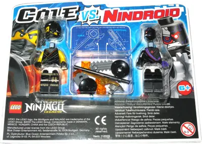 LEGO Ninjago 112005 Cole vs. Nindroid set