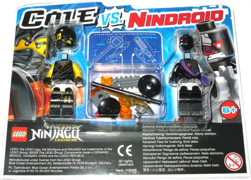 LEGO Ninjago 112005 Cole vs. Nindroid set