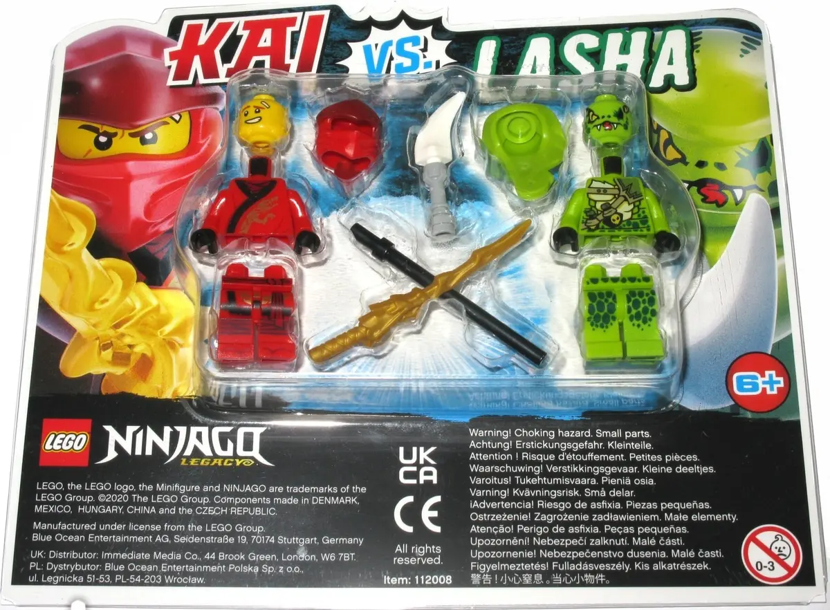 LEGO Ninjago 112008 Kai vs. Lasha set