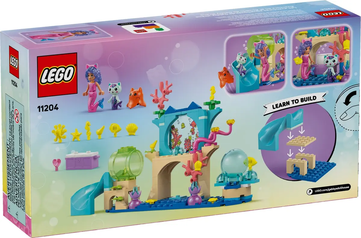 LEGO Gabby's Dollhouse 11204 Mermaid Gabby's Aquarium Adventure set, image 4