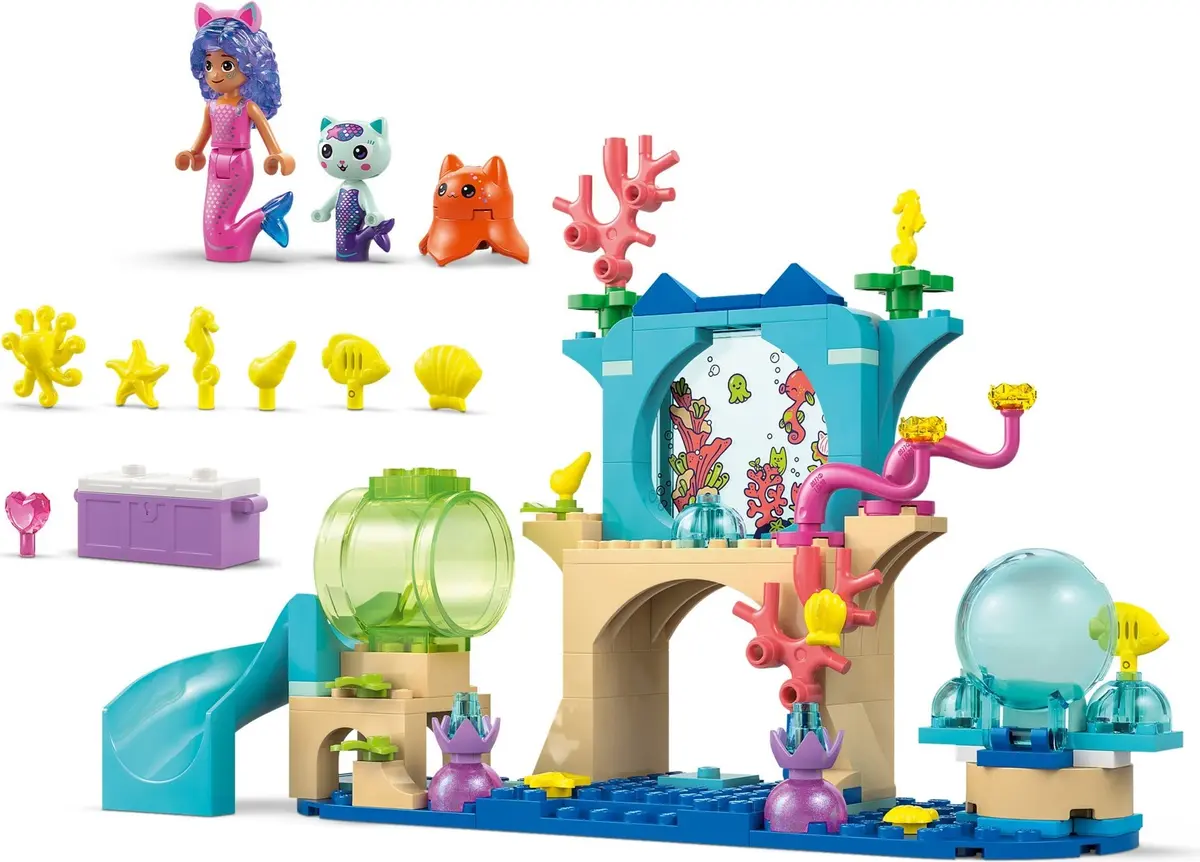 LEGO Gabby's Dollhouse 11204 Mermaid Gabby's Aquarium Adventure set, image 10