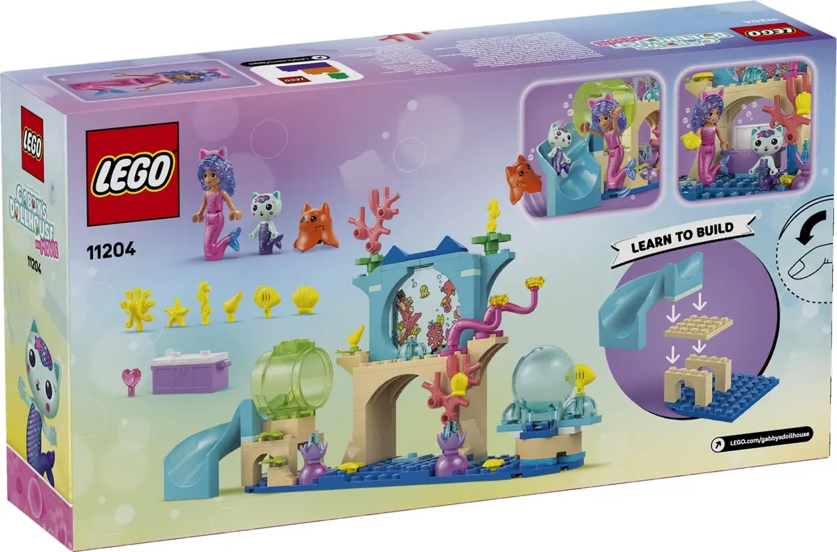LEGO Gabby's Dollhouse 11204 Mermaid Gabby's Aquarium Adventure set, image 2