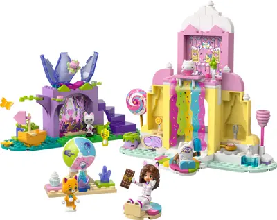 LEGO Gabby's Dollhouse 11205 Sweet Treat Mountain & Kitty Garden set