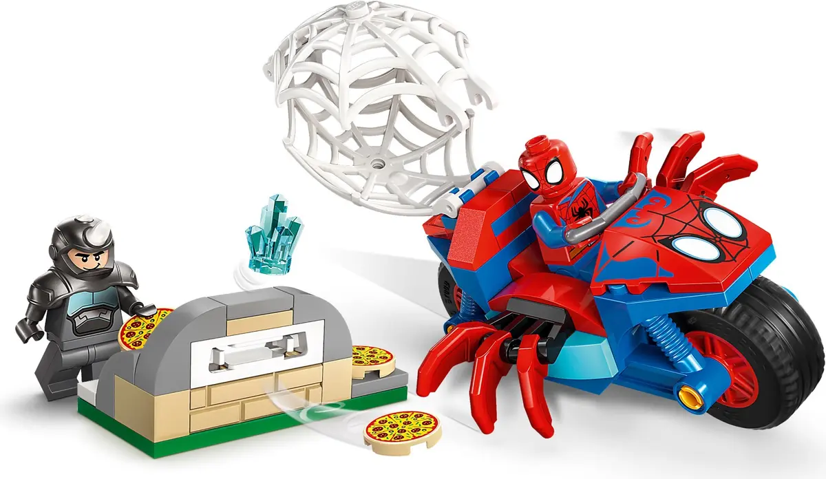 LEGO Marvel Super Heroes 11206 Spidey on his Motorcycle vs. Rhino set, image 2