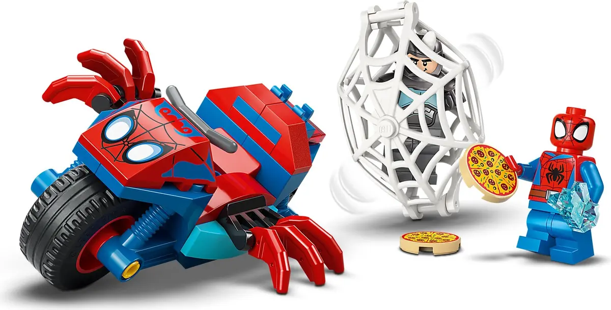 LEGO Marvel Super Heroes 11206 Spidey on his Motorcycle vs. Rhino set, image 4