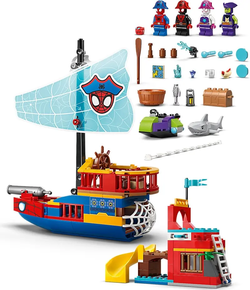 LEGO Marvel Super Heroes 11208 Team Spidey Pirate Ship set, image 6