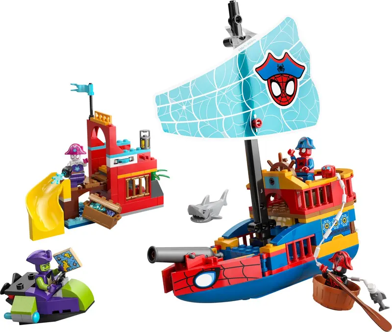 LEGO Marvel Super Heroes 11208 Team Spidey Pirate Ship set