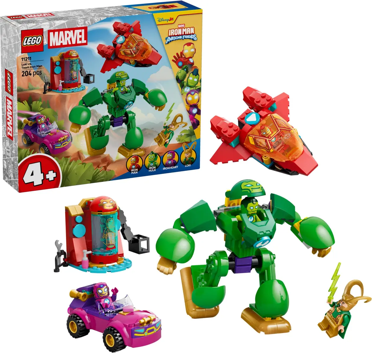 LEGO Marvel Super Heroes 11211 Loki vs. Team Iron Man set, image 3