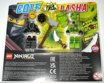 LEGO Ninjago 112110 Cole vs. Lasha set