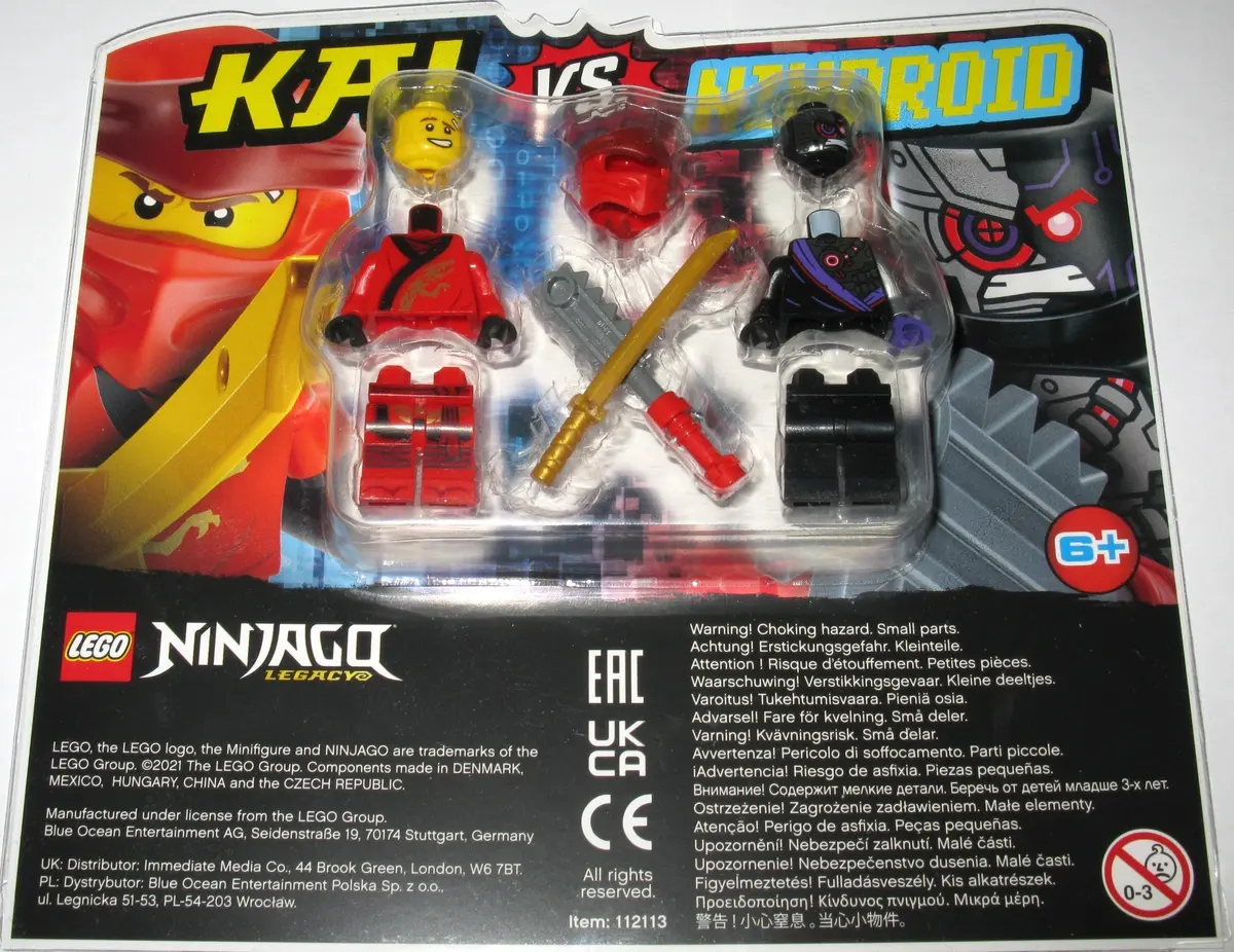 LEGO Ninjago 112113 Kai vs. Nindroid set