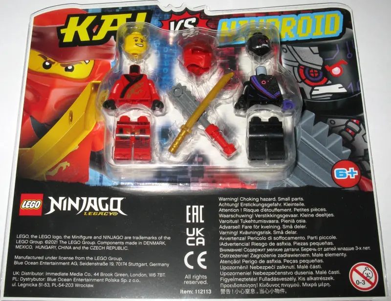 LEGO Ninjago 112113 Kai vs. Nindroid set