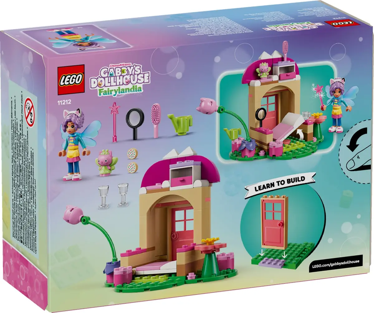 LEGO Gabby's Dollhouse 11212 Kitty Fairy's Garden House set, image 2