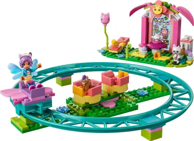 LEGO Gabby's Dollhouse 11214 Fairy Roller Coaster and Tea Party set