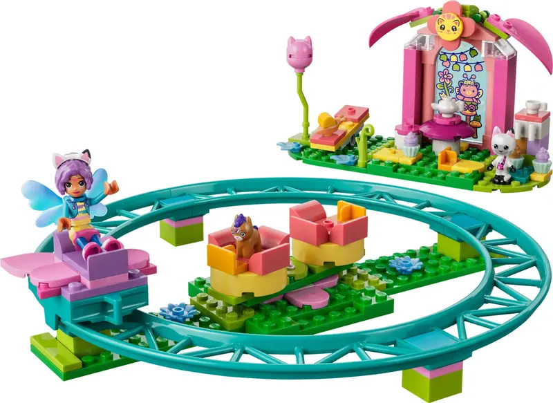 LEGO Gabby's Dollhouse 11214 Fairy Roller Coaster and Tea Party set