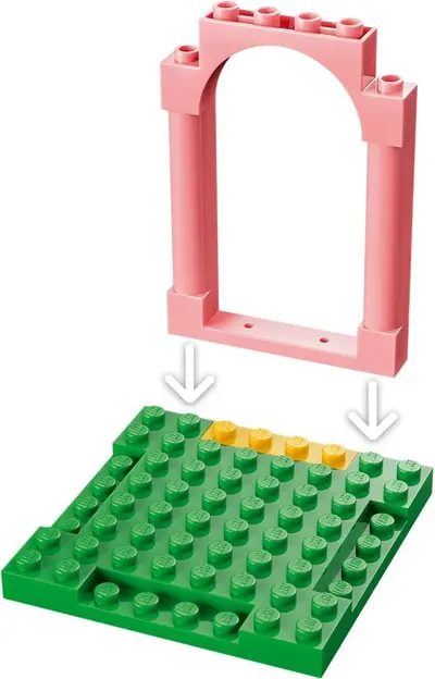 LEGO Gabby's Dollhouse 11214 Fairy Roller Coaster and Tea Party set, image 7