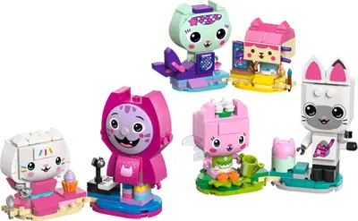 LEGO Gabby's Dollhouse 11215 Gabby's Brick-Built Cat Friends set