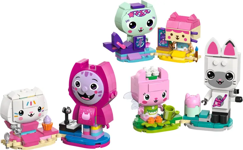 LEGO Gabby's Dollhouse 11215 Gabby's Brick-Built Cat Friends set