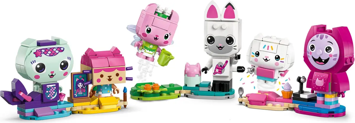 LEGO Gabby's Dollhouse 11215 Gabby's Brick-Built Cat Friends set, image 4