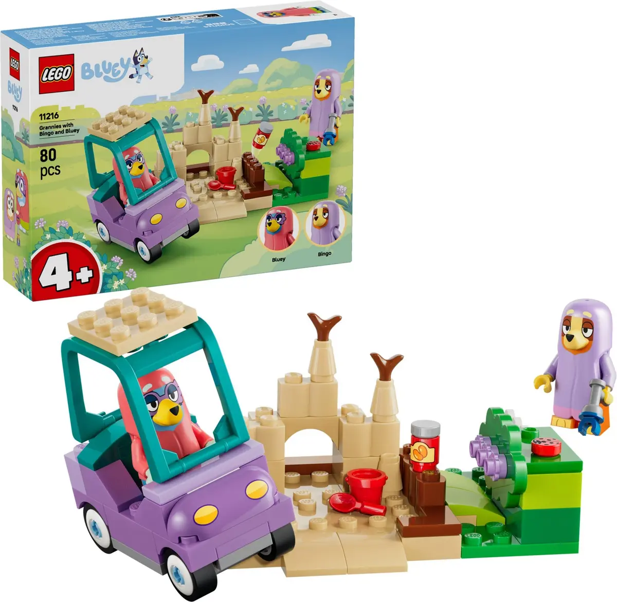 LEGO Bluey 11216 Grannies with Bingo and Bluey set, image 4