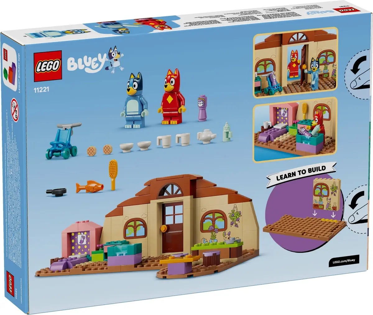 LEGO Bluey 11221 School with Rusty and Bluey set, image 3
