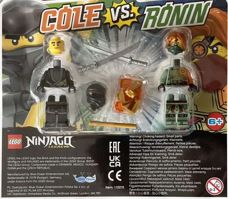 LEGO Ninjago 112215 Cole vs. Ronin set