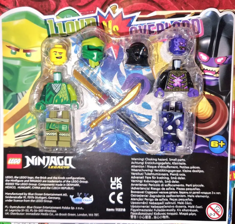 LEGO Ninjago 112218 Lloyd vs. Overlord set