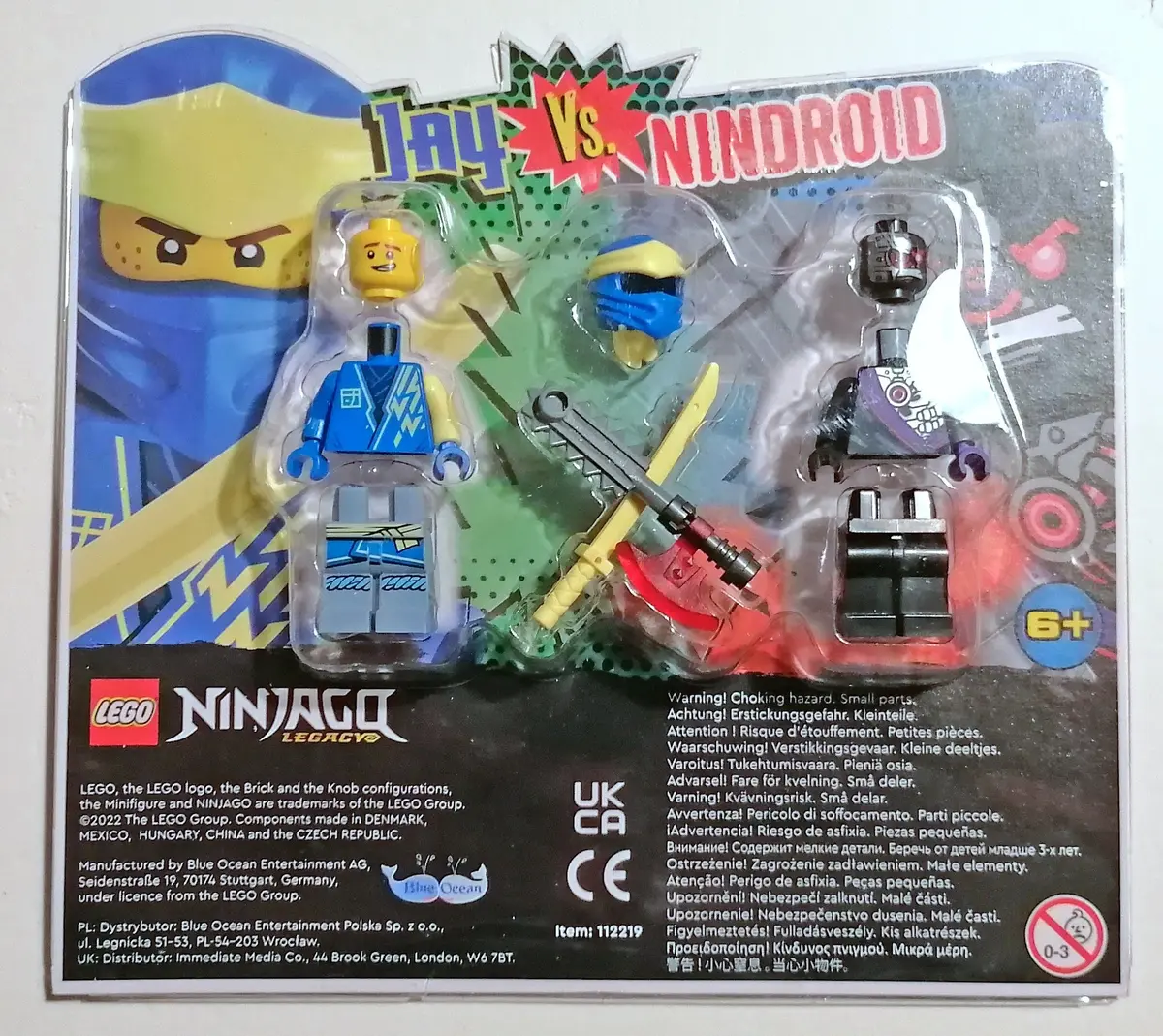 LEGO Ninjago 112219 Jay vs. Nindroid set